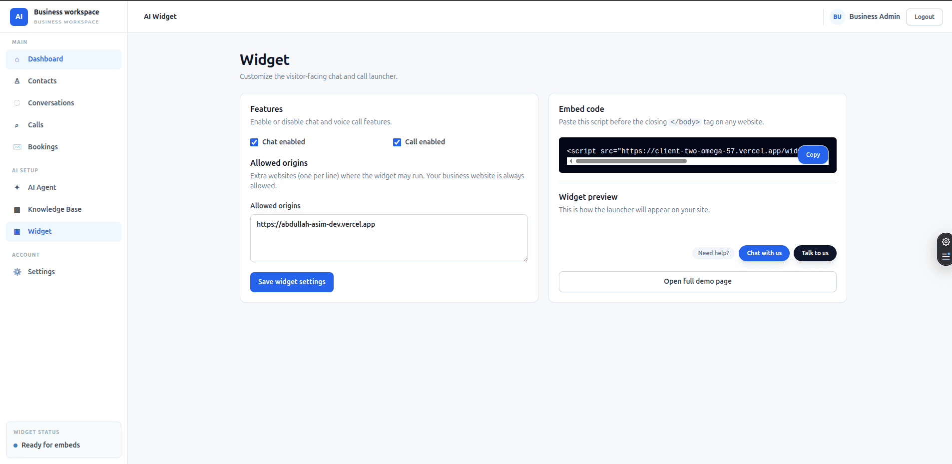 Bookings page showing Calendly events synced into the pipeline