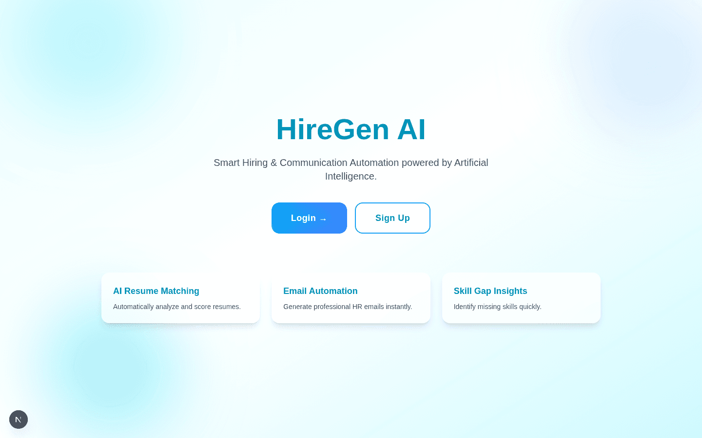 HireGen home